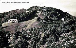 CHREA - PISTE DE SKI ET REFUGE SKI-CLUB - 1952